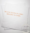 Hostess Gift Holiday Hostess Gift Thanksgiving Napkins Friendsgiving Napkins Christmas Hostess Gift Funny Snarky Cocktail Napkins, Set of 25