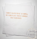 Hostess Gift Holiday Hostess Gift Thanksgiving Napkins Friendsgiving Napkins Christmas Hostess Gift Funny Snarky Cocktail Napkins, Set of 25