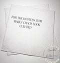 Hostess Gift Holiday Hostess Gift Thanksgiving Napkins Friendsgiving Napkins Christmas Hostess Gift Funny Snarky Cocktail Napkins, Set of 25