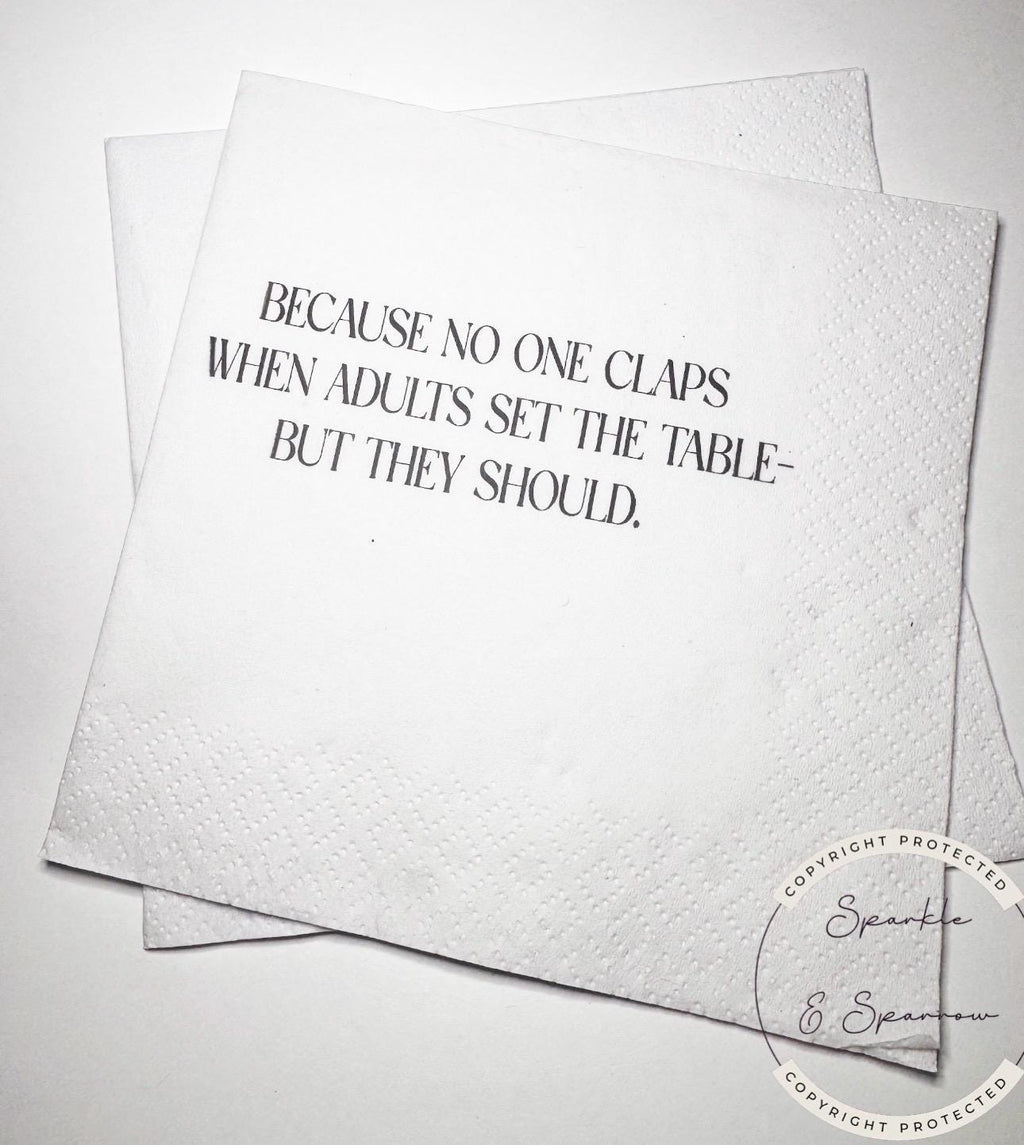 Hostess Gift Holiday Hostess Gift Thanksgiving Napkins Friendsgiving Napkins Christmas Hostess Gift Funny Snarky Cocktail Napkins, Set of 25