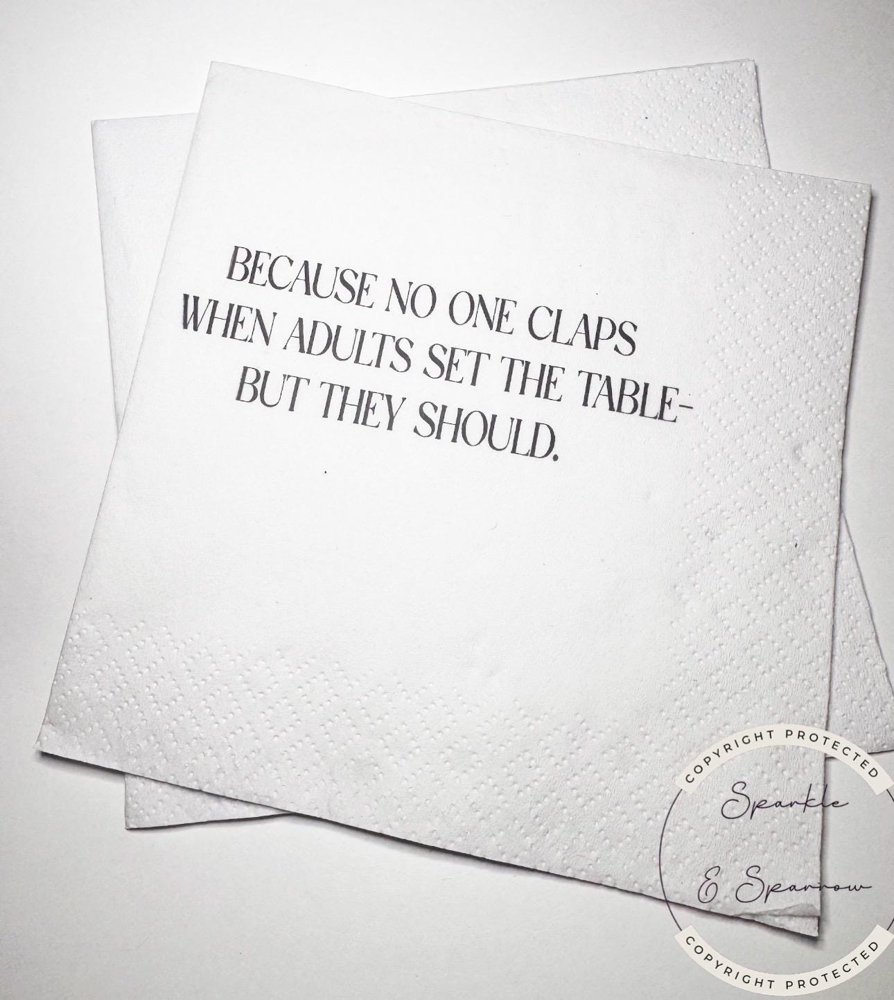 Hostess Gift Holiday Hostess Gift Thanksgiving Napkins Friendsgiving Napkins Christmas Hostess Gift Funny Snarky Cocktail Napkins, Set of 25