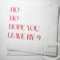 Hostess Gift Holiday Hostess Gift Ho Ho Hope You Leave Napkins Christmas Party Napkins Hostess Gift Funny Snarky Cocktail Napkins, Set of 25