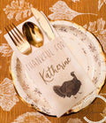 Thanksgiving Dinner Personalized Napkin Silverware Holder Thanksgiving Guest Towel Flatware Holder Place Holder Custom Thanksgiving Decor