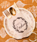 Thanksgiving Dinner Personalized Napkin Silverware Holder Thanksgiving Guest Towel Flatware Holder Place Holder Custom Thanksgiving Decor