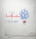 A Little Heartbreaker is on His Way Baby Shower Valentine Baby Shower Heartbreaker Shower Cocktail, Luncheon or Dinner Napkins Set of 25