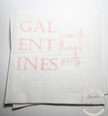 Favorite Things Party Galentines Day Brunch Love My Gals Galentine's Valentines Day Party Cocktail, Luncheon or Dinner Napkins, Set of 25