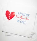 Our Little Heartbreaker is One 1st Birthday Party Heart Valentines First Birthday Cocktail, Luncheon or Dinner Napkins Set of 25