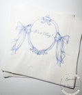 Blue Bow Baby Shower It’s a Boy Blue Boy Baby Shower Napkins Preppy Chic Baby Cocktail, Luncheon or Dinner Napkins Set of 25