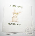Bunny Baby Shower A Little Bunny is on the Way Easter Spring Baby Shower Gender Neutral Baby Cocktail, Luncheon or Dinner Napkins Set of 25