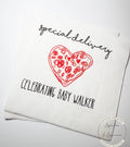 Special Delivery Slice Slice Baby Ciao Baby Red Pizza Baby Shower Red Bow Personalized Baby Cocktail, Luncheon or Dinner Napkins Set of 25
