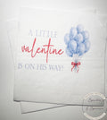 A Little Valentine is on His Way Baby Shower Valentine Baby Shower Boy Heart Baby Shower Cocktail, Luncheon or Dinner Napkins Set of 25