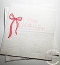 Red Bow Galentines Day Pink Red Bow Favorite Things Party Galentines Day Brunch Valentines Cocktail, Luncheon or Dinner Napkins, Set of 25