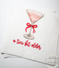 A Tini Bit Older Martini Red Bow Birthday Party Martini Bar Valentine Birthday Pink Red Bow Cocktail, Luncheon or Dinner Napkins Set of 25