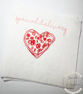 Special Delivery Slice Slice Baby Ciao Baby Red Pizza Baby Shower Red Bow Italian Baby Shower Cocktail, Luncheon or Dinner Napkins Set of 25