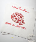 Ciao Bambino Red Pizza Baby Shower Ciao Baby Slice Slice Baby Shower Italian Personalized Cocktail, Luncheon or Dinner Napkins Set of 25