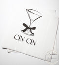 Cin Cin Black Bow Martini Engagement Wedding Birthday Engagement Party Cocktail Party Cocktail, Luncheon or Dinner Napkins Set of 25