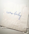 Ciao Baby Blue Italian Baby Shower Ciao Bambino Blue Coastal Baby Shower Summer Italian Cocktail, Luncheon or Dinner Napkins Set of 25