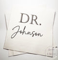 Medical School Doctor Med Graduation We Have a Doctor in the House Personalized Cocktail, Luncheon or Dinner Napkins Set of 25