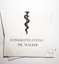 Medical School Doctor Osteopathic Medicine Graduation DO Graduation Dr. Party Personalized Cocktail, Luncheon or Dinner Napkins Set of 25