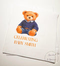 Teddy Bear Baby Shower We can Bearly Wait Shower Preppy Bear Sweater Bear Personalized Bear Cocktail, Luncheon or Dinner Napkins Set of 25