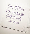 Medical School Graduation Doctor Med Graduation We Have a Doctor in the House Personalized Cocktail, Luncheon or Dinner Napkins Set of 25