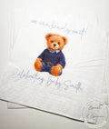 Teddy Bear Baby Shower We can Bearly Wait Shower Preppy Bear Sweater Bear Personalized Bear Cocktail, Luncheon or Dinner Napkins Set of 25