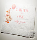 One Silly Goose 1st Birthday First Birthday Pink Goose Preppy Birthday Party Personalized Cocktail, Luncheon or Dinner Napkins Set of 25