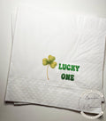 Lucky One Green Shamrock Birthday Party St. Patrick's Day Birthday Party Green Shamrock Cocktail, Lunch or Dinner Napkins, Set of 25