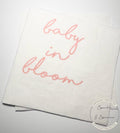 Baby in Bloom Spring Summer Baby Shower Wildflower Cocktail, Luncheon or Dinner Napkins Set of 25
