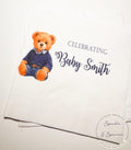 Teddy Bear Baby Shower We can Bearly Wait Shower Preppy Bear Sweater Bear Personalized Bear Cocktail, Luncheon or Dinner Napkins Set of 25
