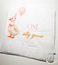 One Silly Goose 1st Birthday First Birthday Goose Preppy Goose Birthday Party  Cocktail, Luncheon or Dinner Napkins Set of 25