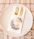 Easter Dinner Napkin Silverware Holder Easter Guest Towel Flatware Holder Place Holder Custom Easter Table Decor