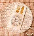 Easter Dinner Napkin Silverware Holder Easter Guest Towel Flatware Holder Place Holder Custom Easter Table Decor