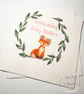 Fox Girl Baby Shower Woodland Fox Girl Personalized Fox Animal Pink Fall Baby Shower Cocktail, Luncheon or Dinner Napkins Set of 25