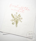 Fresh Off The Market Bridal Shower Spring Floral Summer Bridal Shower Flower Bridal Cocktail, Luncheon or Dinner Napkins Set of 25