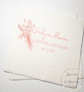 Baby in Bloom Spring Summer Baby Shower Wildflower Personalized Cocktail, Luncheon or Dinner Napkins Set of 25