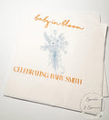 Baby in Bloom Spring Summer Baby Shower Wildflower Personalized Cocktail, Luncheon or Dinner Napkins Set of 25