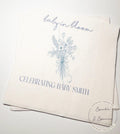 Baby in Bloom Spring Summer Baby Shower Wildflower Personalized Cocktail, Luncheon or Dinner Napkins Set of 25