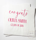 Graduation Party Class of 2026 High School Graduation College Graduation Party Personalized Cocktail, Luncheon or Dinner Napkins Set of 25