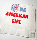 One All American Girl Patriotic 1st Birthday 4th of July Birthday Independence Day Red White Blue Birthday Party Napkins, Set of 25