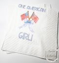 One All American Girl Patriotic 1st Birthday 4th of July Birthday Independence Day Red White Blue Birthday Party Napkins, Set of 25