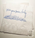 Sea You Soon Baby Shower Coastal Baby Shower Seashell Summer Baby Shower Nautical Baby Shower Cocktail or Luncheon Napkins, Set of 25