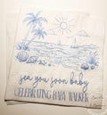 Sea You Soon Baby Shower Coastal Baby Shower Seashell Summer Bow Baby Shower Nautical Baby Shower Cocktail or Luncheon Napkins, Set of 25