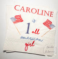 One All American Girl Patriotic 1st Birthday 4th of July Birthday Red White Blue Personalized Birthday Party Cocktail Napkins, Set of 25