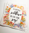 A Little Wildflower is on the Way Baby Shower Spring Summer Wildflower Floral Baby Shower Cocktail, Luncheon or Dinner Napkins Set of 25