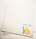Ciao 30 30th Birthday Italian Ciao Bella Birthday Blue Bow 30th Lemon Birthday Cocktail Party Cocktail, Luncheon or Dinner Napkins Set of 25