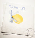 Ciao 30 30th Birthday Italian Ciao Bella Birthday Blue Bow 30th Lemon Birthday Cocktail Party Cocktail, Luncheon or Dinner Napkins Set of 25