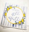 Ciao to my Thirties 40th Birthday Italian Amalfi Coast Birthday 40th Birthday Personalized Cocktail, Luncheon or Dinner Napkins Set of 25