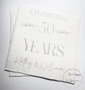 50th Anniversary Cheers to 50 Years Wedding 40th 60th Anniversary Party Personalized Party Cocktail, Luncheon or Dinner Napkins Set of 25