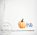 Pumpkin First Birthday Pumpkin Blue Pumpkin One Birthday Party Blue Boy Pumpkin Fall Bday Cocktail, Luncheon or Dinner Napkins Set of 25